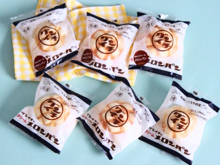 ひんやりおいしい☆冷やし生クリームメロンパン、冷やしチョコクリームメロンパン 各3こセット(6こ入り)