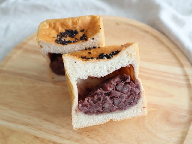 キューブパン - あん食パン