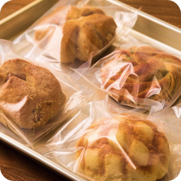 個包装の冷凍パンを自然解凍する
